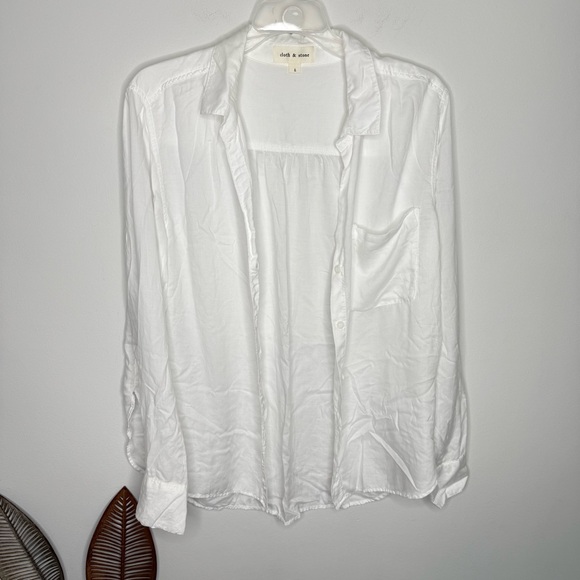 Anthropologie Cloth & Stone Button‎ Down Shirt. - Picture 6 of 10